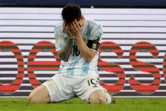 Lionel Messi pudo sacarse la espina y gritar campeón con Argentina Foto: EFE