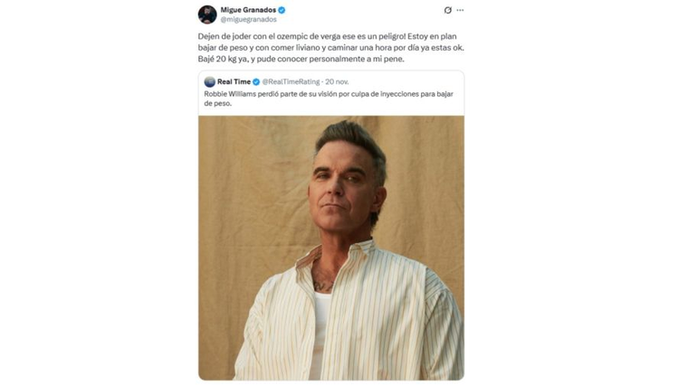 El posteo de Granados donde confirmó su secreto. Créditos: X El posteo de Granados donde confirmó su secreto. Créditos: X