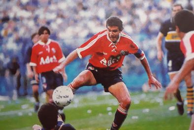 MDZol | Mete Burruchaga; Boca e Independiente estuvieron en segundo plano Foto: Kodro Magazine