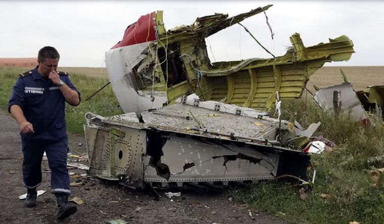 El vuelo MH17 de Malaysia Airlines atravesaba Ucrania y fue alcanzado por un proyectil de un grupo afín a Rusia. Foto EFE