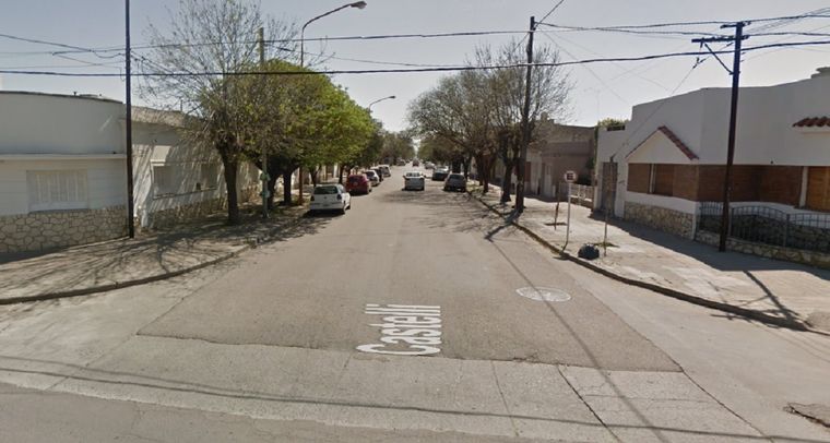El episodio se produjo en este barrio de Bahía Blanca