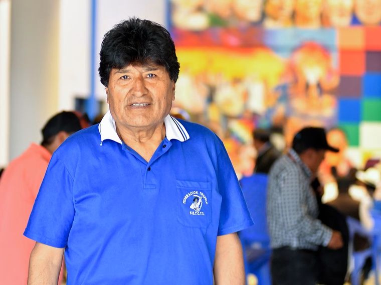 Evo Morales quedó libre de su imputación y orden de cáptura, tras el pedido de la jueza, Lilian Moreno Cuéllar. Foto: Gentileza El País