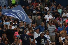 Los hinchas leprosos en el Bautista Gargantini. Foto: Juan Ignacio Blanco / MDZ Los hinchas leprosos en el Bautista Gargantini. Foto: Juan Ignacio Blanco / MDZ