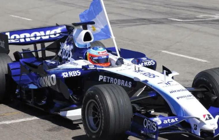 José María “Pechito” López, a bordo de un Williams en Buenos Aires. José María “Pechito” López, a bordo de un Williams en Buenos Aires.
