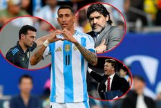 Di María habló sobre los entrenadores que lo dirigieron a lo largo de su carrera. Foto: @Argentina, AFP y archivo