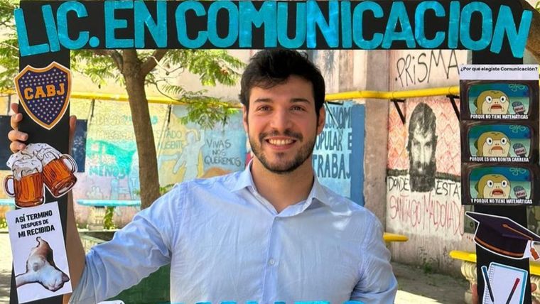 Funes es Licenciado en Comunicación Social. Se formó en la UBA. Funes es Licenciado en Comunicación Social. Se formó en la UBA.