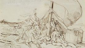 Gericault, Boceto preparatorio de La Balsa... Gericault, Boceto preparatorio de La Balsa...