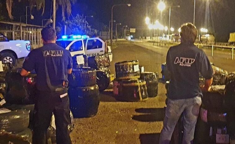 Los bultos secuestrados tienen un valor aproximado de $48.000.000