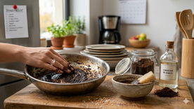 El truco de limpieza de la abuela. Fuente: IA Gemini. El truco de limpieza de la abuela. Fuente: IA Gemini.