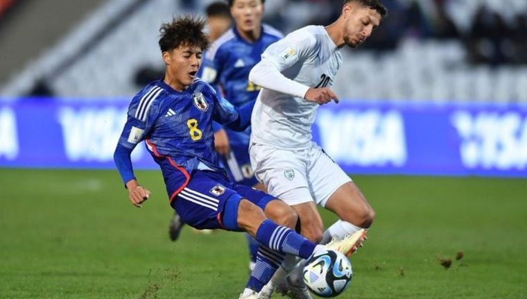 Japón e Israel disputaron un entretenido partido en Mendoza. Foto: FIFA