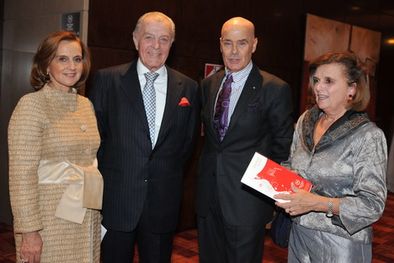 MDZol | De la Fundación Teatro Colón: Teresa de Bulgheroni, Alejandro Cordero -presidente-, Gino Bogani y Victoria Speroni. Foto: Gerardo Gómez / MDZ