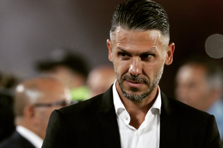 Martín Demichelis, DT de River.