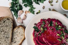 Hummus de Remolacha ¡Cremoso y en 5 minutos!