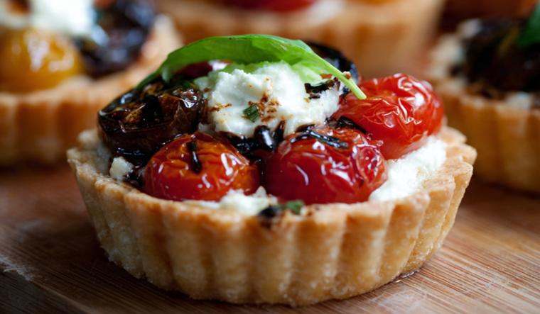 Tarteletas capresse caseras fáciles