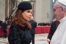 Cristina Kirchner despidió a Jorge Bergoglio. Foto: Archivo Cristina Kirchner despidió a Jorge Bergoglio. Foto: Archivo