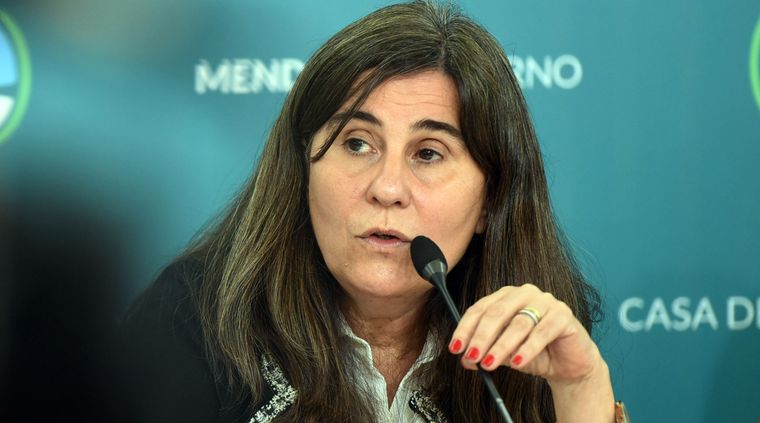 La ministra de Salud, Ana María Nadal. Foto: Gobierno de Mendoza