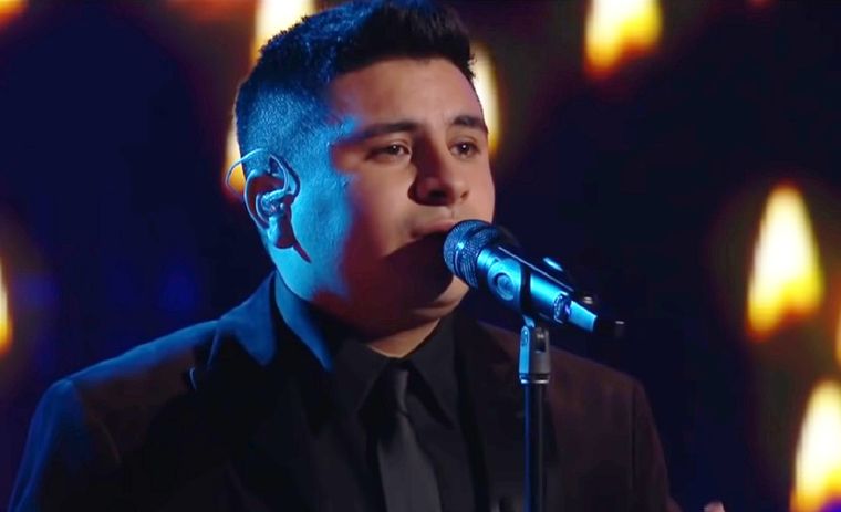 Fran fue el gran ganador de La Voz Argentina, que tuvo picos altos de ráting. Foto: Captura de pantalla