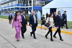 Facundo Leal, junto al presidente Alberto Fernández. Foto: Presidencia