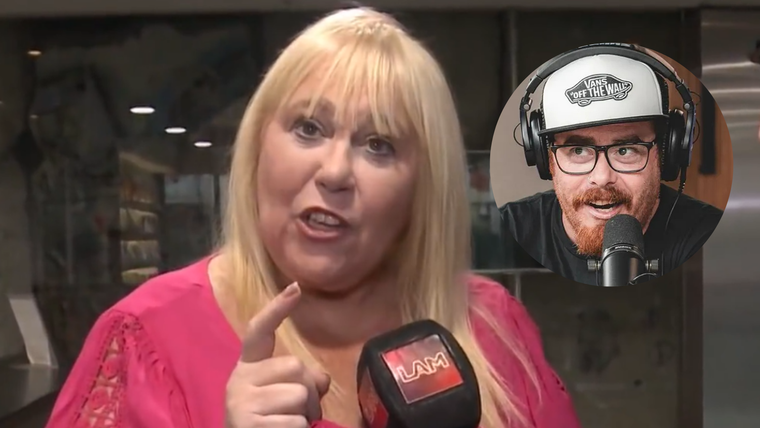 El enojo de Laura Ubfal contra Migue Granados. Foto: Captura América TV