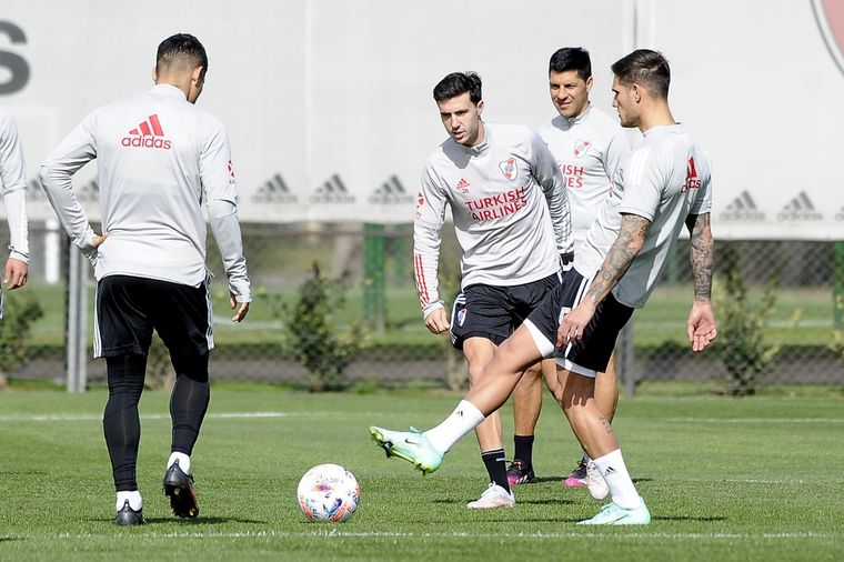 Entrenamiento de River. Foto: River Plate