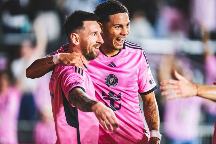 El GOAT ingresó y a los 15 minutos marcó. Foto: Inter Miami