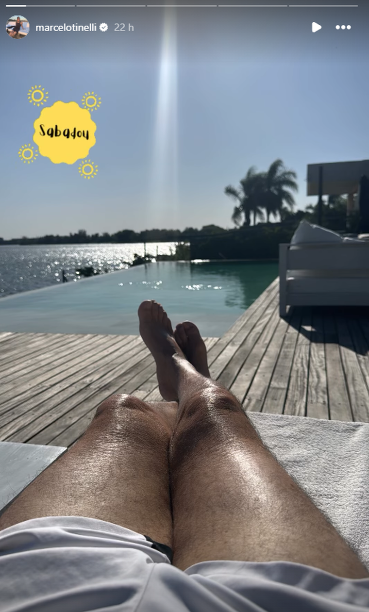 Marcelo Tinelli y un ángulo hot. Créditos: Instagram Marcelo Tinelli y un ángulo hot. Créditos: Instagram