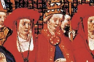 MDZol | La papisa Juana en una ilustración en miniatura del siglo XV. Foto: BBC
