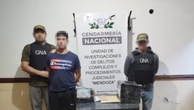 Uno de los detenidos en Mendoza. Uno de los detenidos en Mendoza.