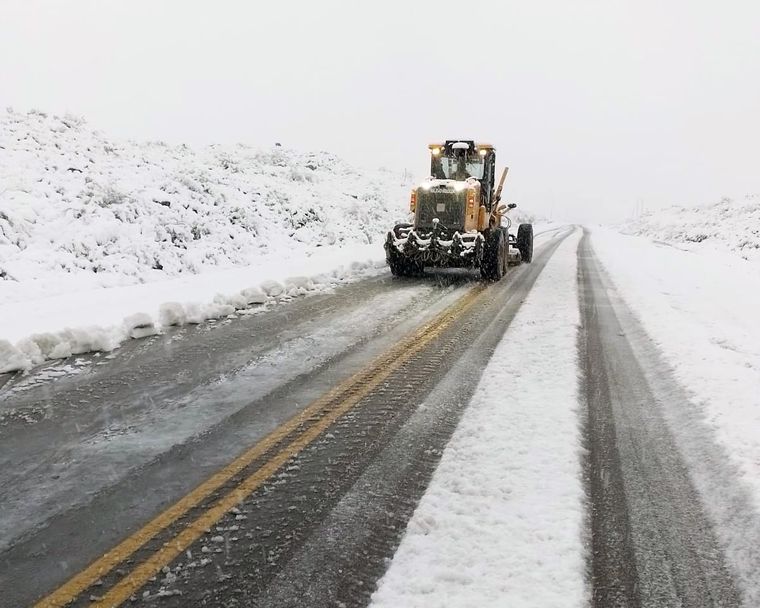 Habilitaron rutas de montaña tras las nevadas. 