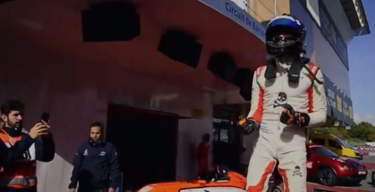 Con 16 años, Colapinto se consagró campeón de la F4 Española Foto: Captura de video
