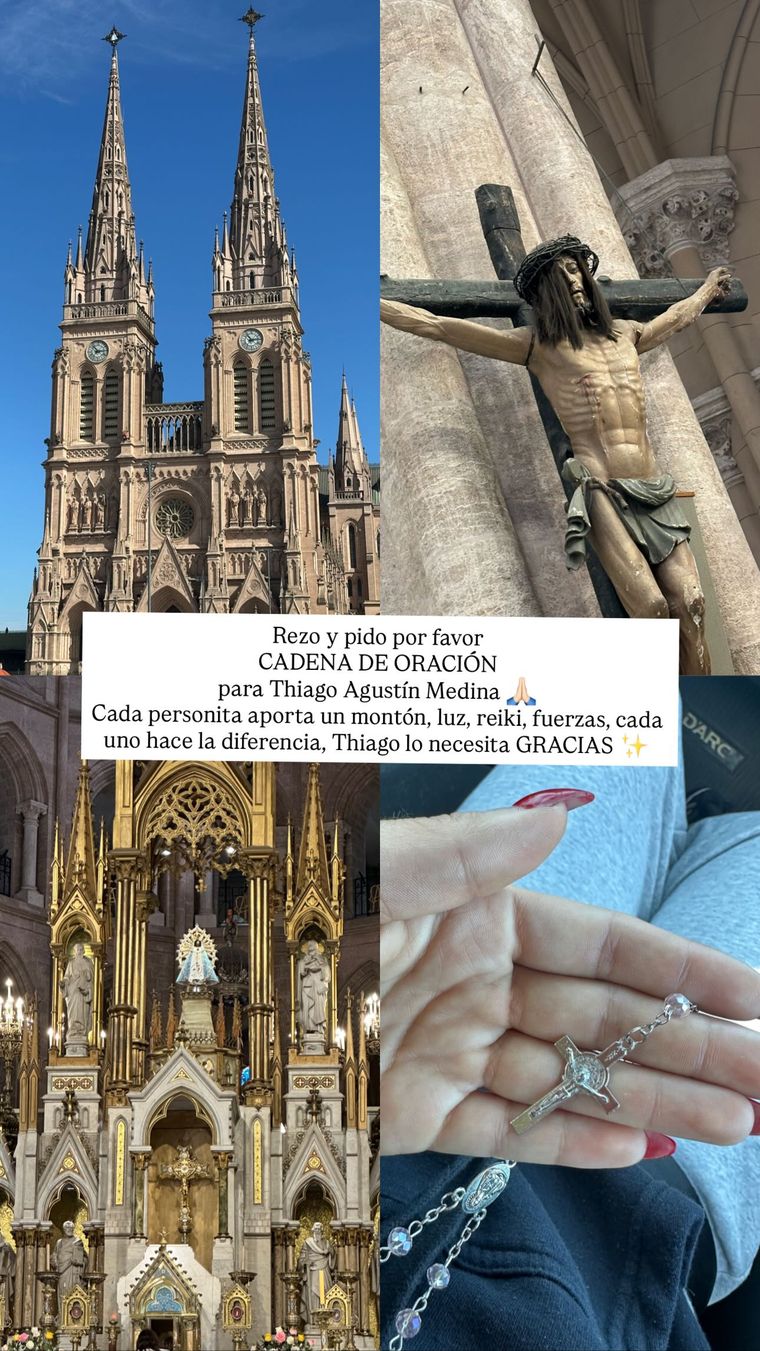 Daniela Celis pidiendo cadena de oración. Daniela Celis pidiendo cadena de oración. 