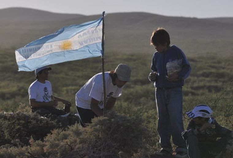 Una postal de cómo se vivió el Dakar en el sur. Foto: Gerardo Gómez/MDZ