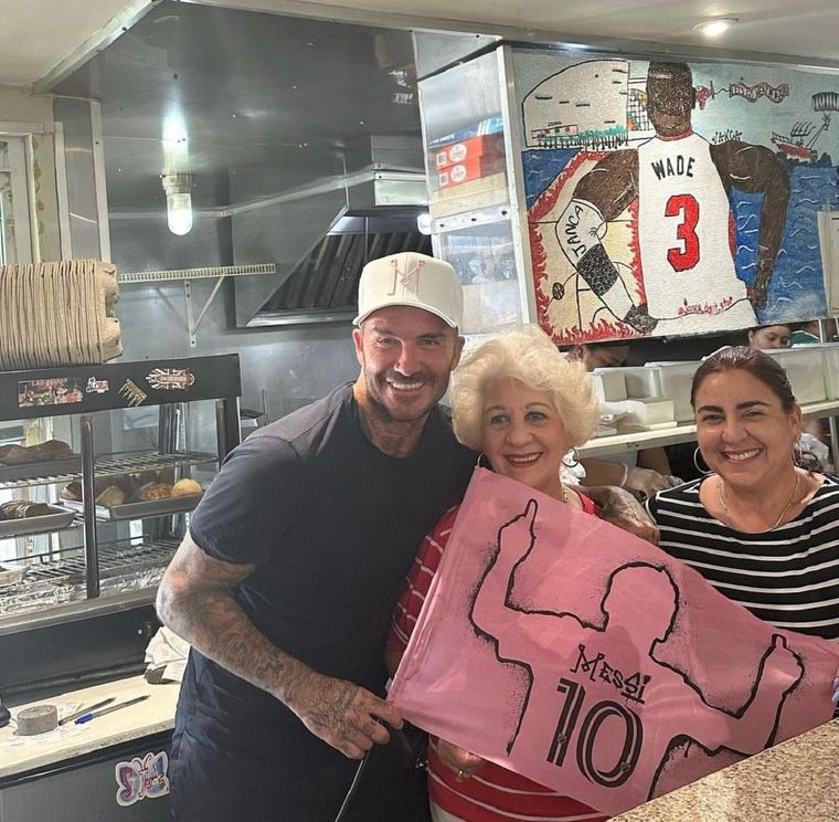 El directivo del Inter de Miami compartió cuál es su lugar favorito de sándwich cubano Foto: Instagram David Beckham