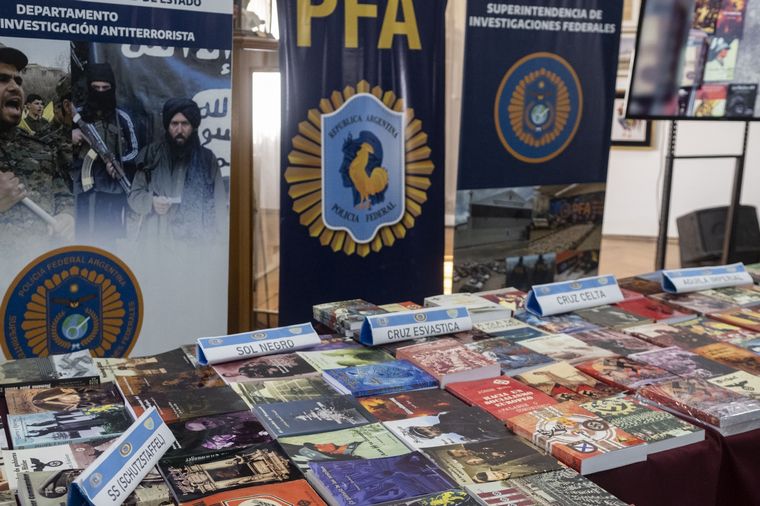 Policía Federal Argentina detuvo al responsable y secuestró el material Foto: Télam