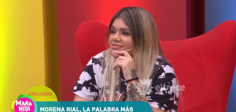 Morena Rial dio detalles de su relación con Jorge Rial. Foto: Captura El Trece.