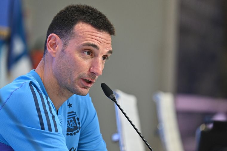 Scaloni y su respuesta sobre las SAD. Foto: Télam