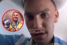 Copetti le devolvió la cargada a Benedetto tras la victoria de Racing ante Boca. Copetti le devolvió la cargada a Benedetto tras la victoria de Racing ante Boca.