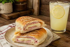 Pan relleno de jamón y queso una receta perfecta para almorzar o para una picada