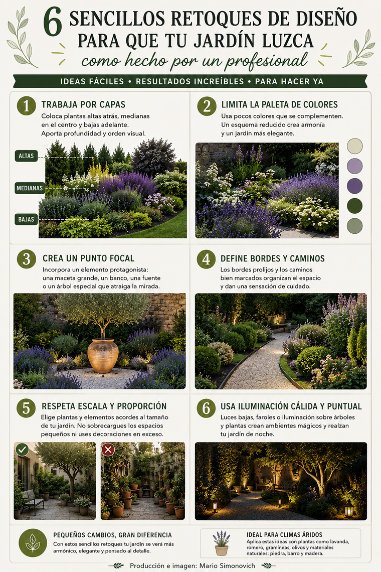 Sumar un banco o una maceta protagonista también ayuda a convertir el patio o jardín en un espacio más habitable durante la temporada fría. Sumar un banco o una maceta protagonista también ayuda a convertir el patio o jardín en un espacio más habitable durante la temporada fría.
