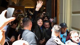 Javier Milei volverá a votar en el barrio porteño de Almagro Foto: Reuters
