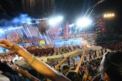 El Acto Central de la Fiesta de la Vendimia del año pasado. El Acto Central de la Fiesta de la Vendimia del año pasado.