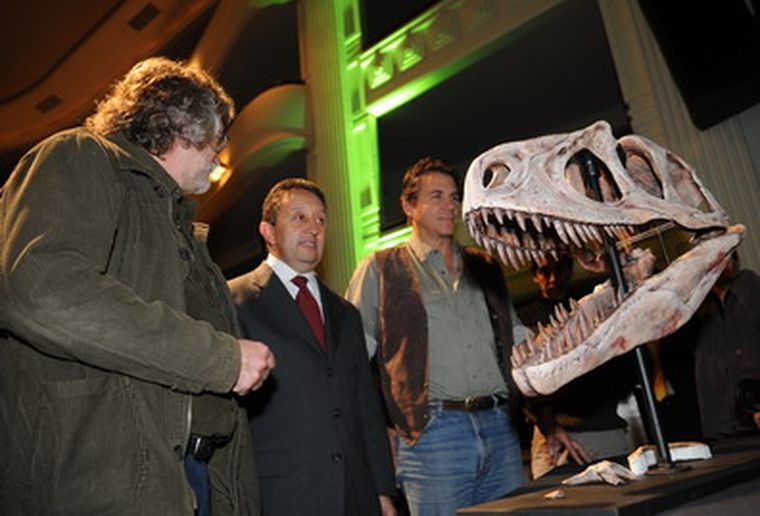 Jaque y los dinosaurios en el Independencia. Foto: Ivana Gonzalez / MDZ