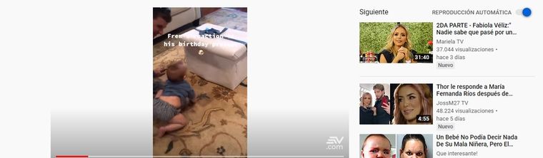Viral: el bebé que recibe a un cachorro.