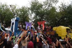 Los carros departamentales trajeron color al Carrusel.&nbsp;