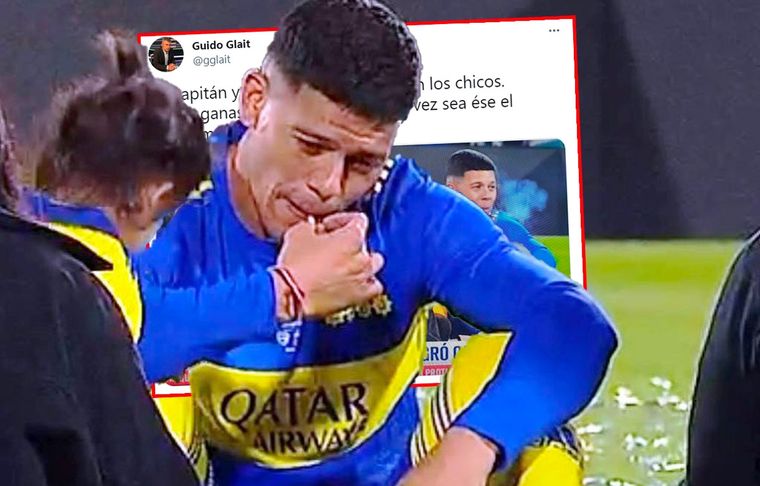 El periodista Guido Glait criticó con dureza a Marcos Rojo, capitán de Boca, por fumar adentro de la cancha tras la consagración en la Copa de la Liga.
