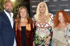 Maureen Dinar junto a Susana Giménez y otros famosos. Foto Instagram @maureendinar