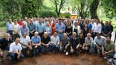 El gobernador Hugo Passalacqua junto a los intendentes misioneros. El gobernador Hugo Passalacqua junto a los intendentes misioneros.