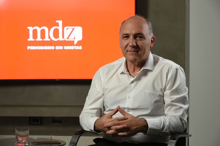 Guillermo Carmona brindó una entrevista a MDZ Foto: Maximiliano Ríos/MDZ