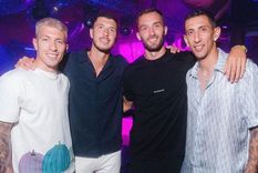 Los jugadores de la Selección Argentina, de fiesta. Foto: Bresh