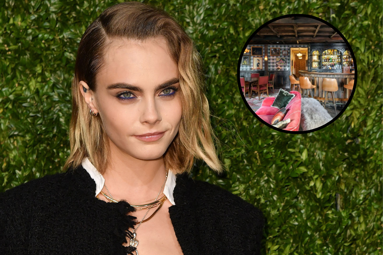 CARA DELEVINGNE TIENE UNA NUEVA PROPIEDAD. LA ACTRIZ LA DECORÓ SIGUIENDO SUS PROPIAS REGLAS.